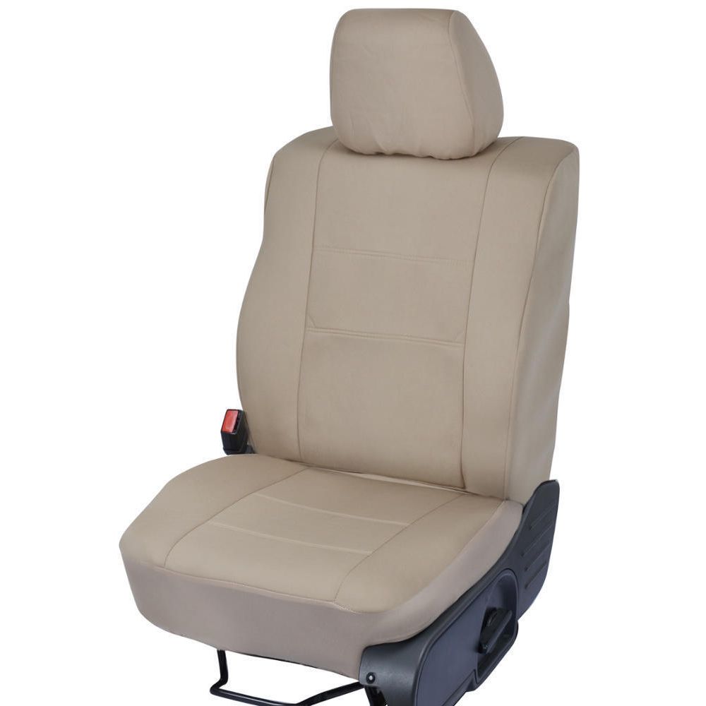Large Seat Covers For Truck Car SUV Van - Beige NeoCloth Polyester Easy Install