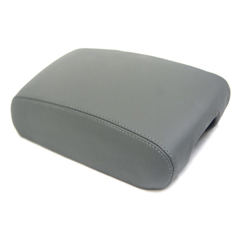 Console Armrest Leather Synthetic Cover For Jeep Grand Cherokee 11-19 Gray