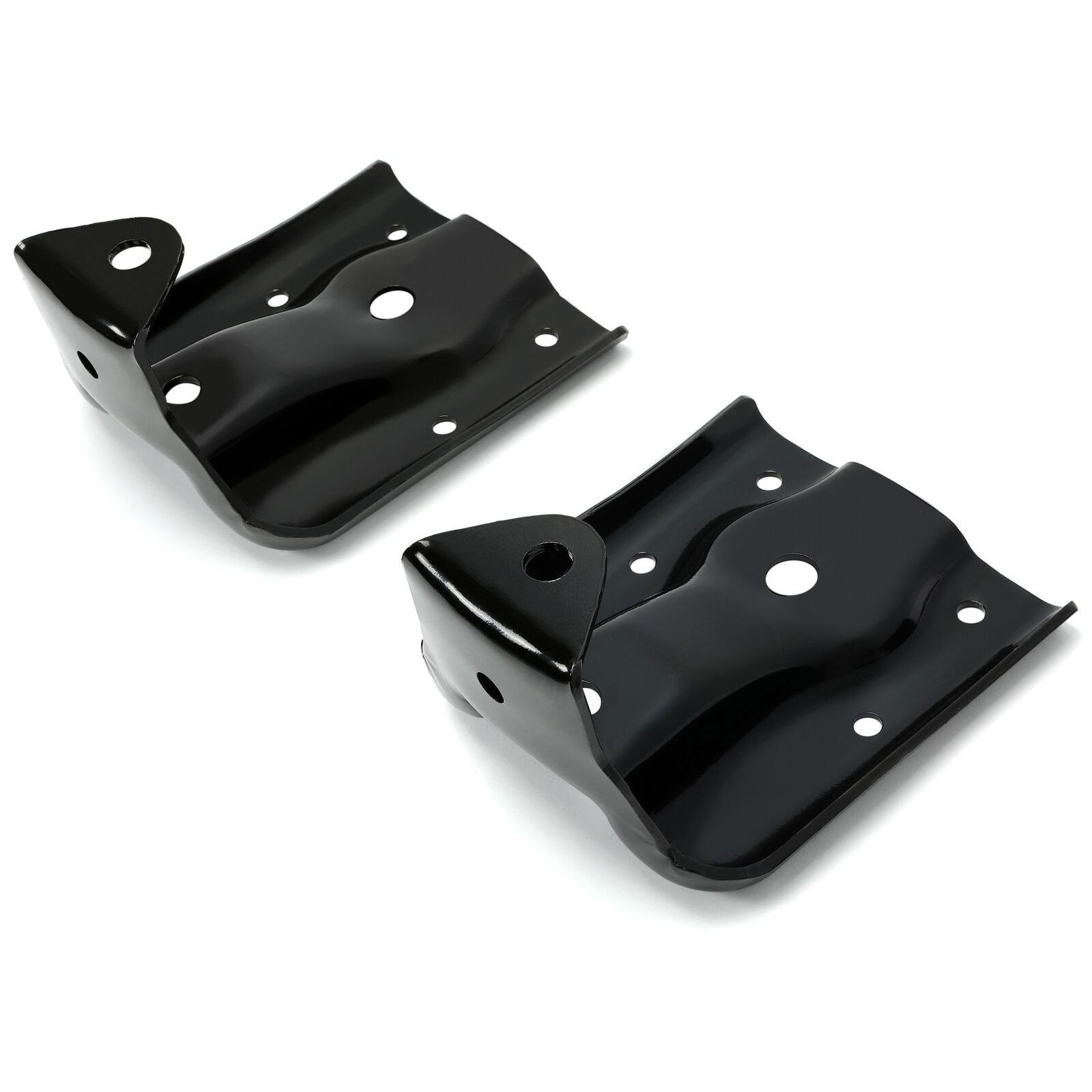 2pcs Rear Leaf Spring Hanger Shackle Bracket Kit For Chevy Silverado GMC Sierra