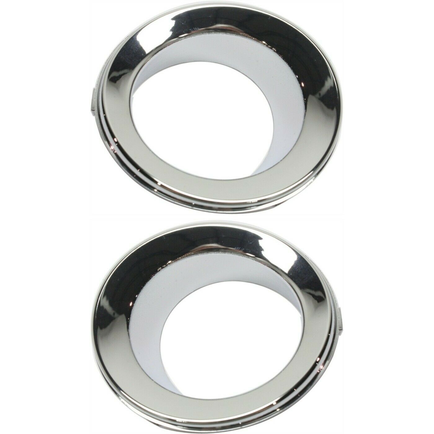 Fog Light Trim Set For 2005-2008 Mini Cooper Base Left & Right 2Pc