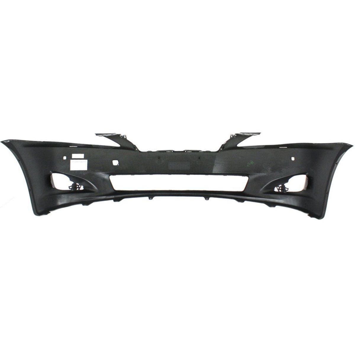 Front Bumper Cover For 2009-2010 Lexus IS250 Base Sedan W/fog Lamp Holes