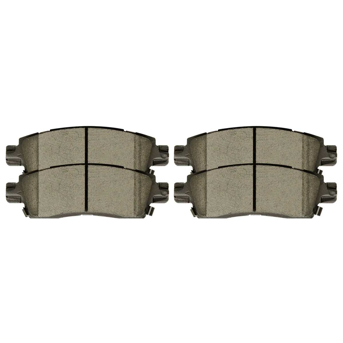 2 Sets Of - For 2009-2017 Chevrolet Traverse 2007-2016 GMC Acadia Rear Ceramic Brake