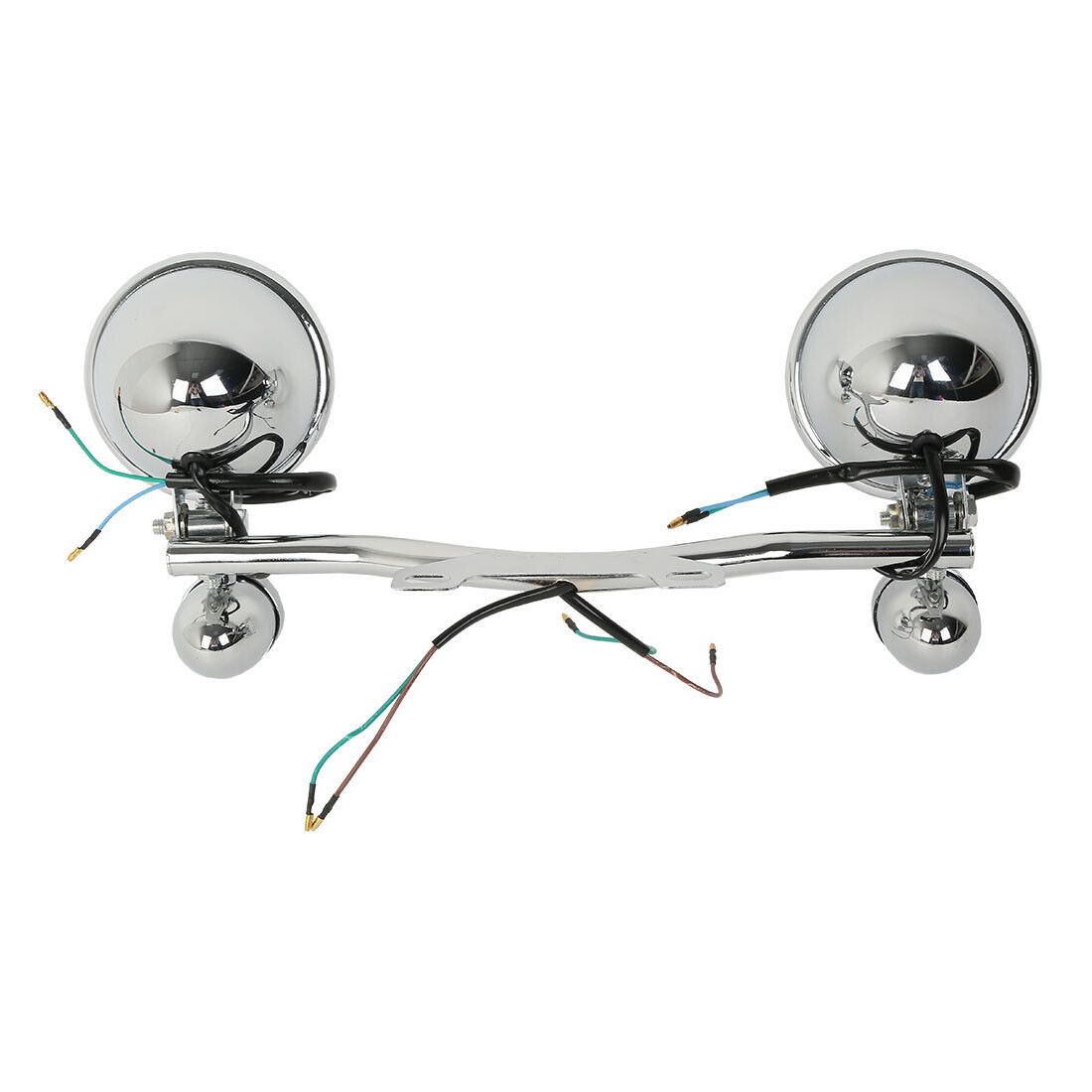 For 2011-2013 Blackline Chrome Driving Passing Turn Signals Spot Fog Light Bar