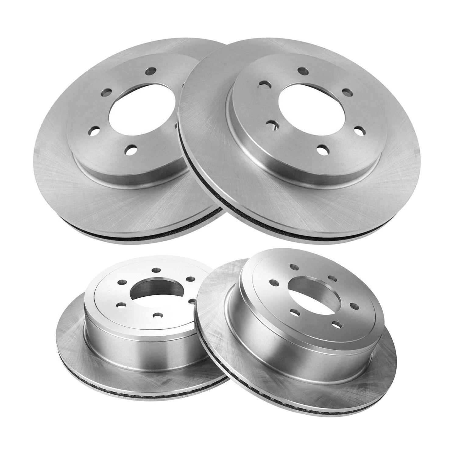 Brake Rotor Front & Rear Set For 2008 F-150 FX2 Standard Cab Pickup Truck 4x4
