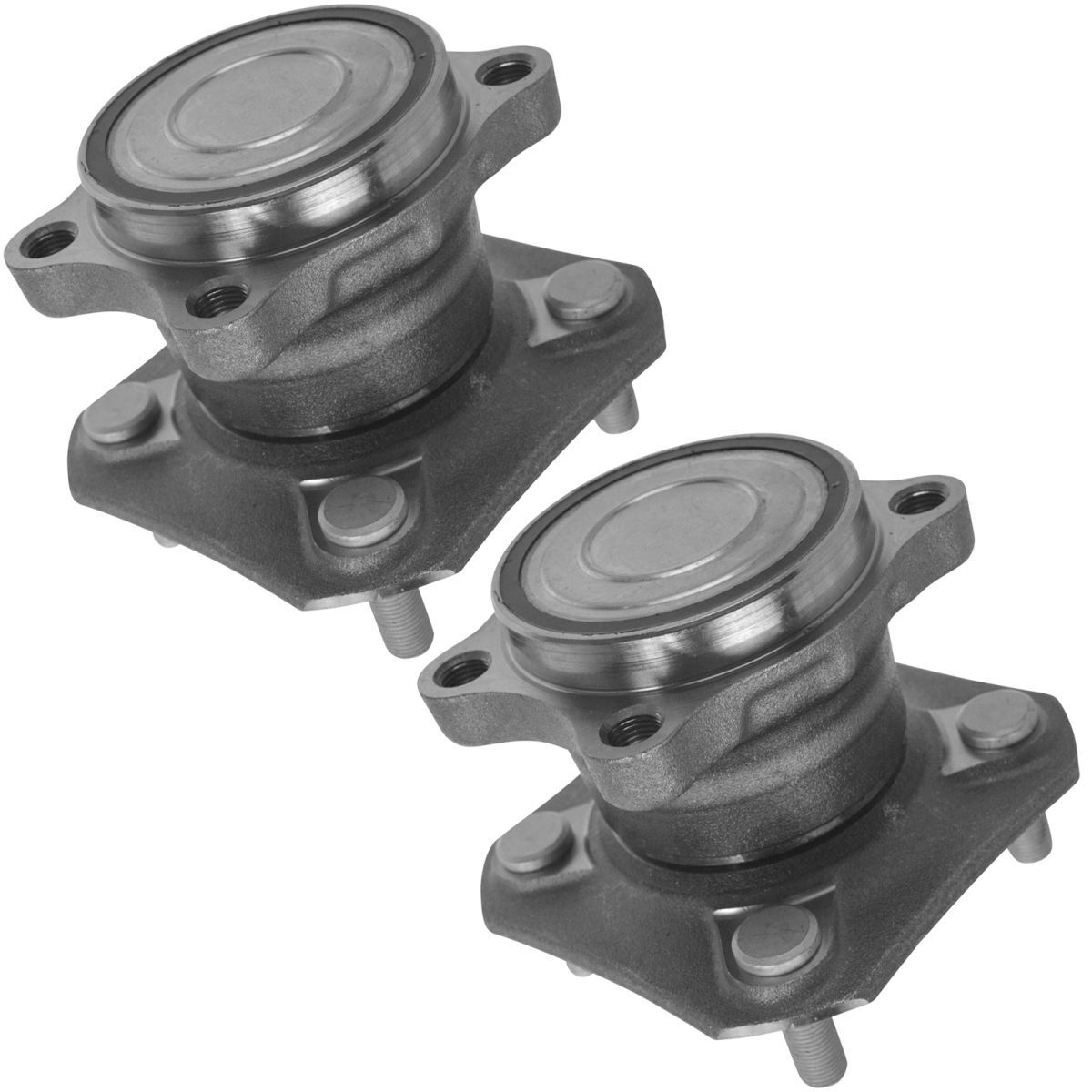 Wheel Bearing And Hub Assembly Rear Pair For 2007-2012 Sentra Sedan W/o ABS 2.0L