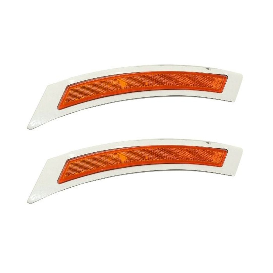 2 Sets Of - Bumper Reflector For 2006-2010 528 535 550 M5 XDrive Front Passenger Side