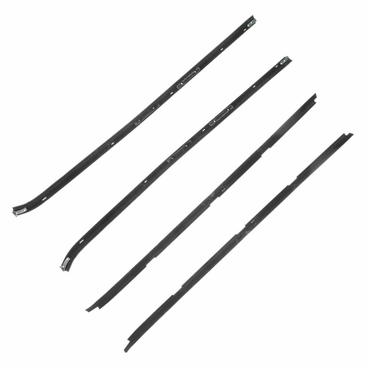 Window Sweep Inner & Outer Set Of 4 For 1973-1977 Chevrolet GMC 2 Doo