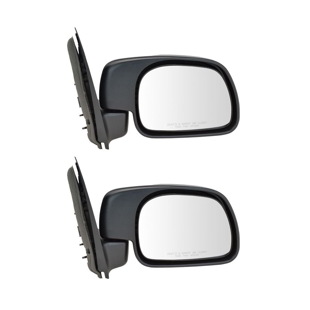 2 Sets Of - Manual Mirror Right Passenger Side For Ford Truck Plastic Paint To Match