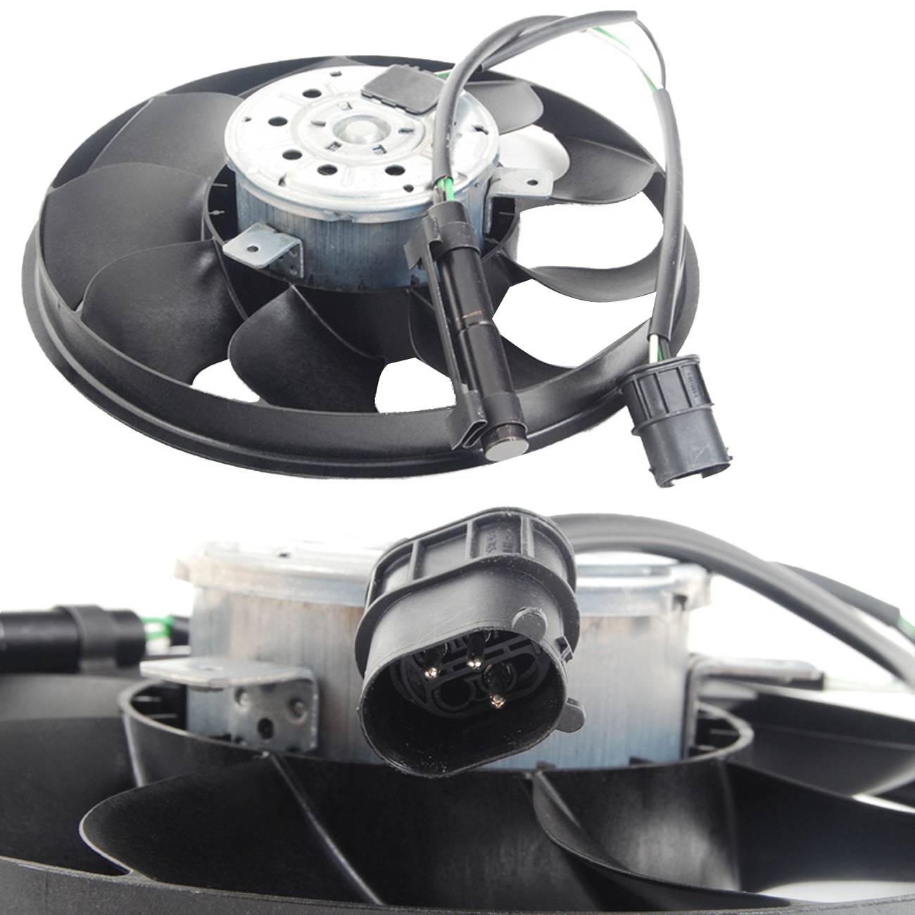 Radiator Cooling Fan Assembly For 1999-05 Porsche 911 1997-04 Porsche Boxster