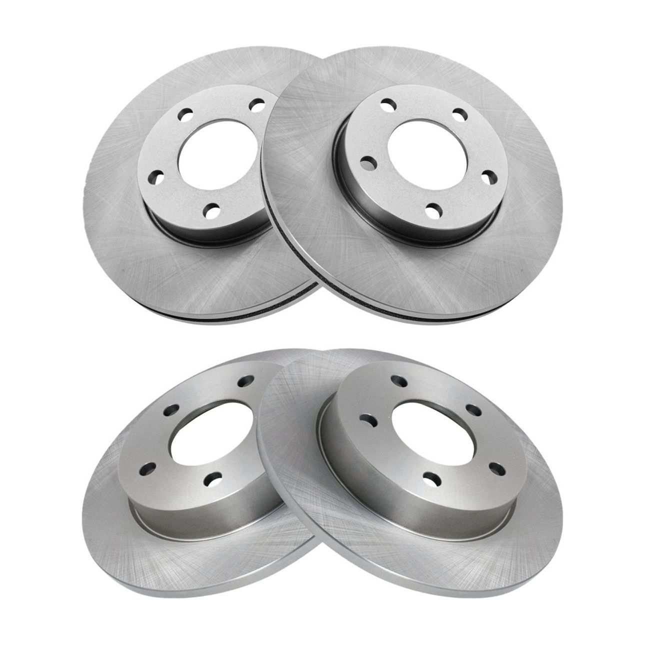 For 04-13 3 Sedan 04-13 3 Hatchback Disc Brake Rotor Front & Rear Kit Of 4