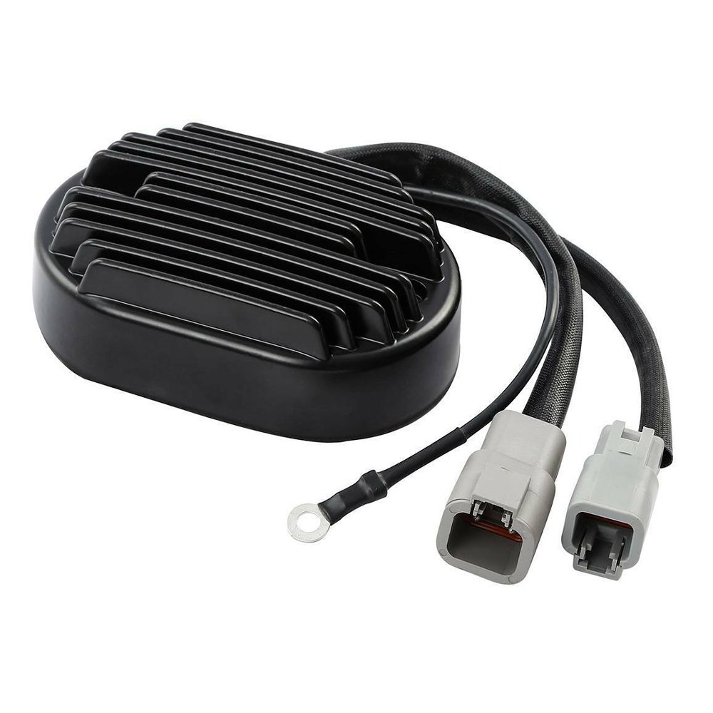 Black Voltage Regulator Rectifier Fit For Harley-Davidson Harley Softail Deluxe