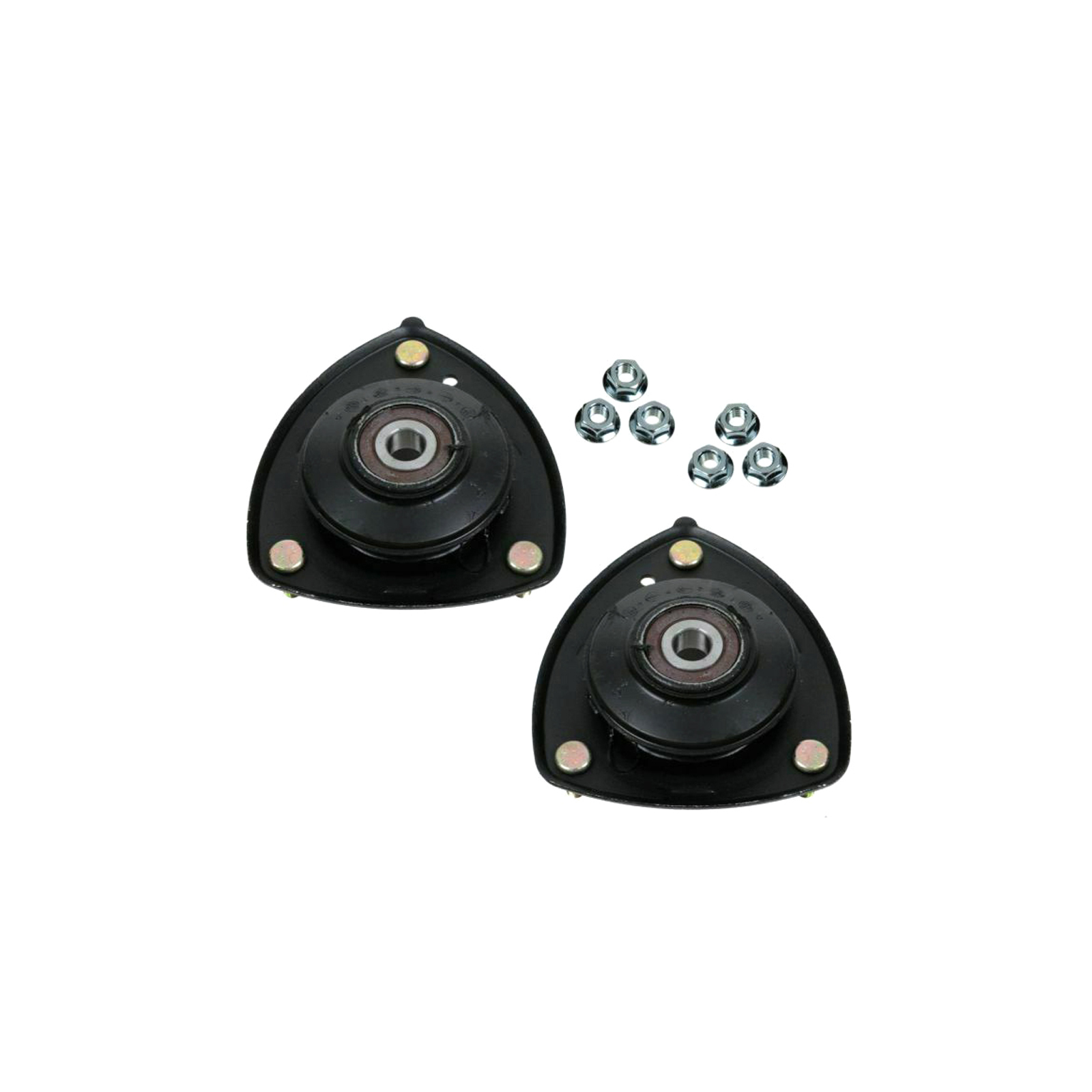 Front Upper Shock Strut Mount Plate Cushions Pair Kit For Scion Toyota