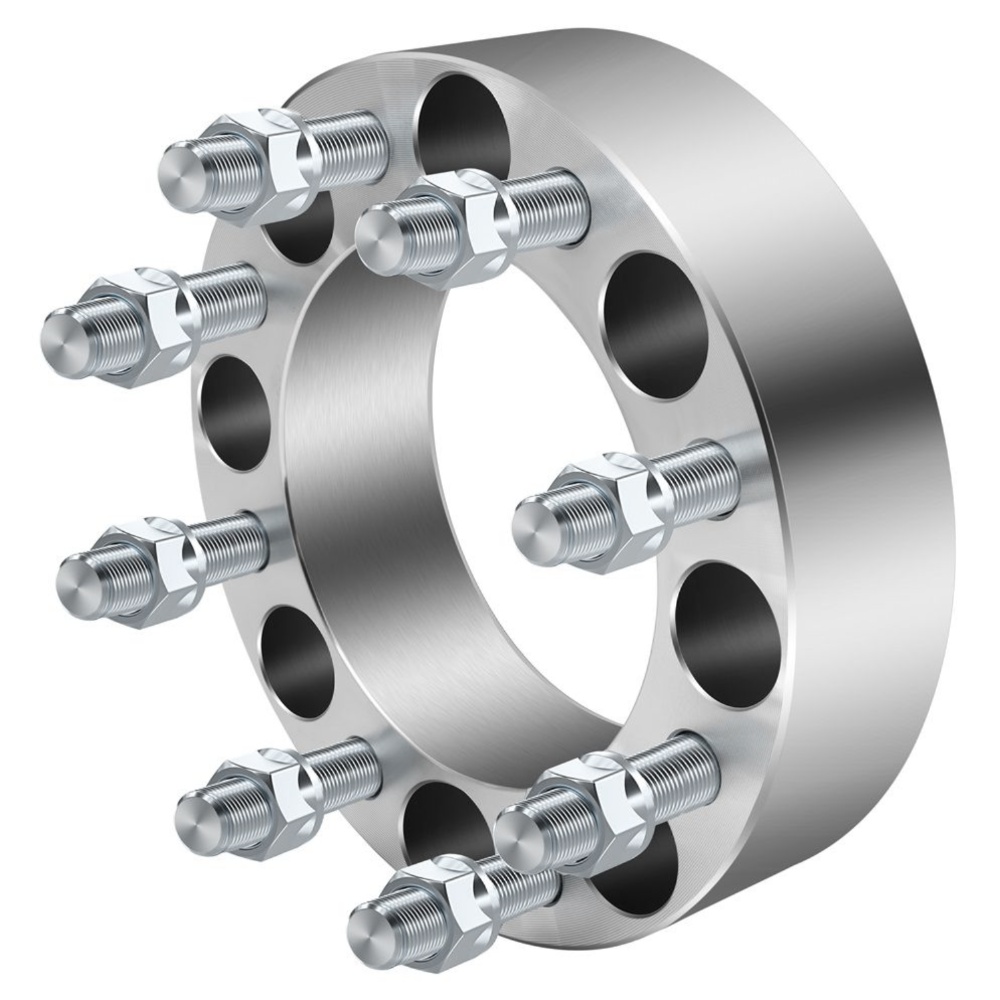 2-pc 8 Lug 8x6.5 2" 9/16" Studs Wheel Spacers For Chevrolet Dodge Ford