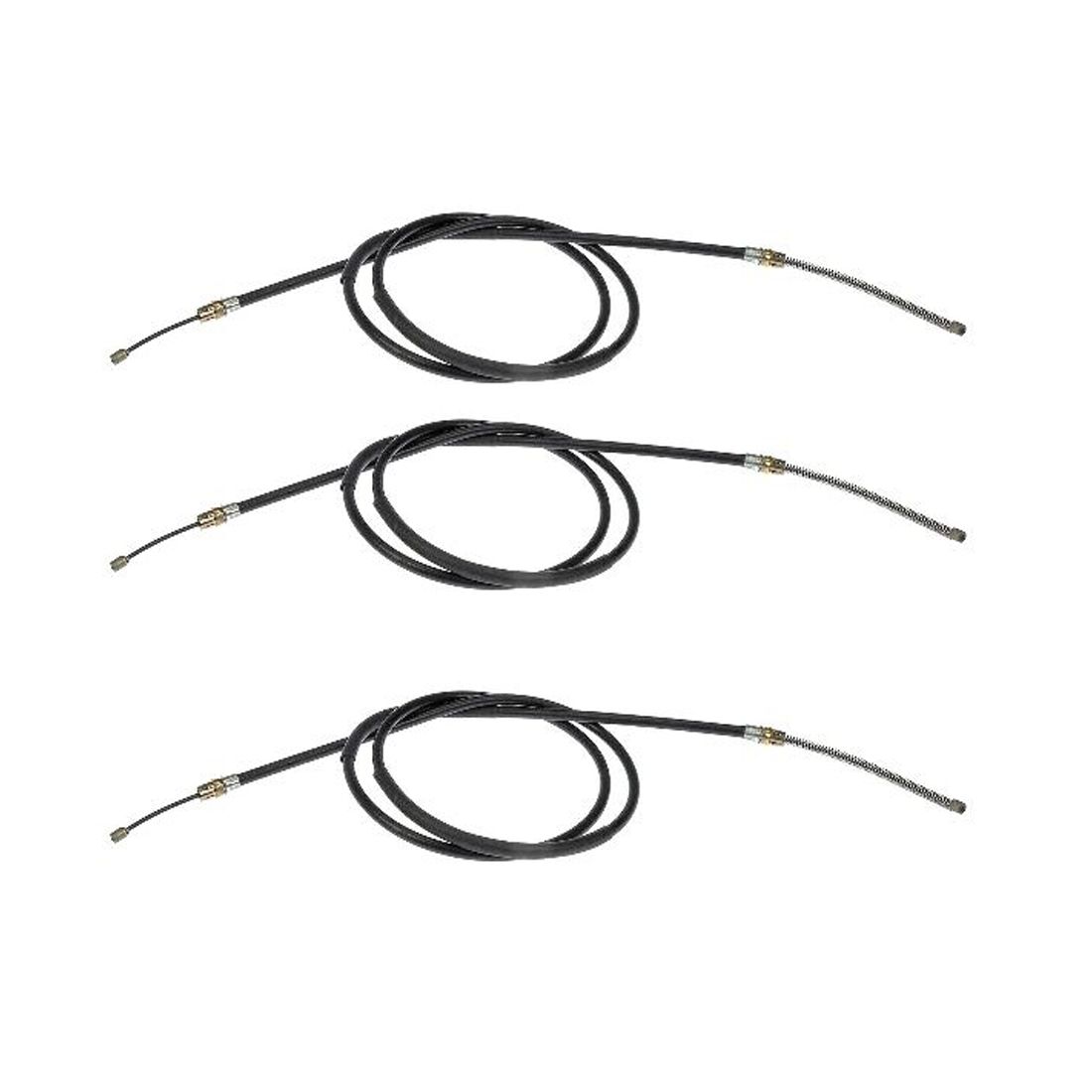 3 Sets Of - For Ford 86-96 Bronco Eddie Bauer Sport Utility Parking Brake Cable Rear