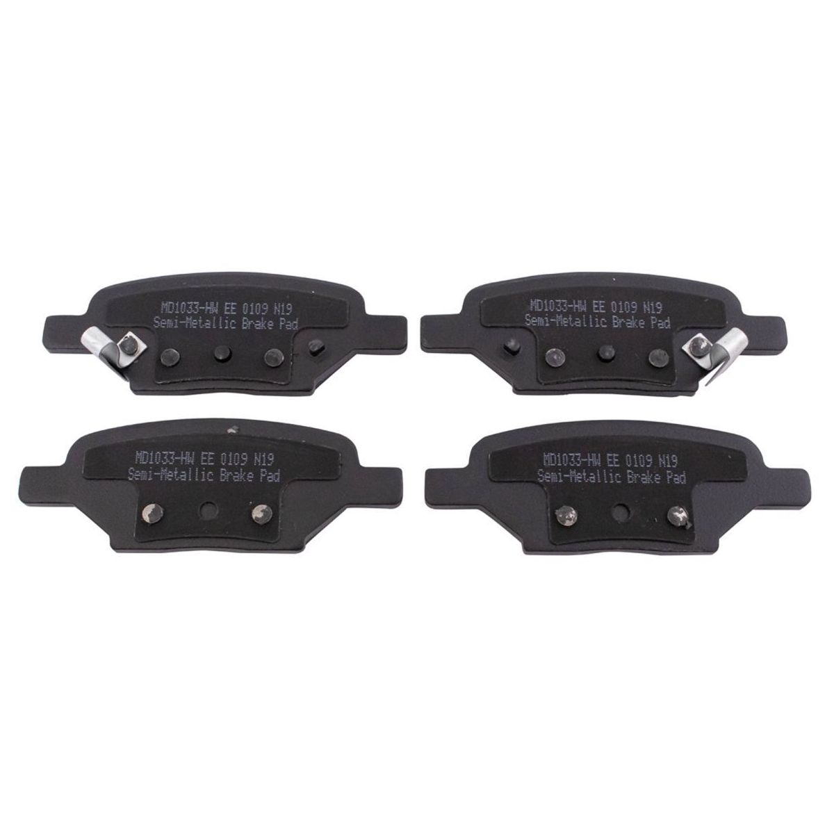 For 2008-2010 HHR LS Panel Wagon Rear Metallic Brake Pad & Coated Rotor Kit