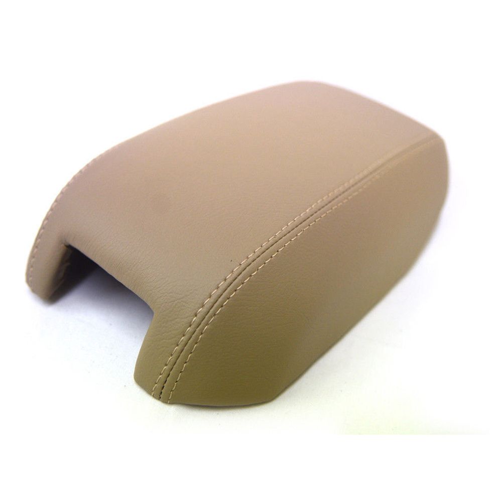 Center Console Armrest Cover Leather Synthetic For 2003-2014 Volvo XC90 Beige