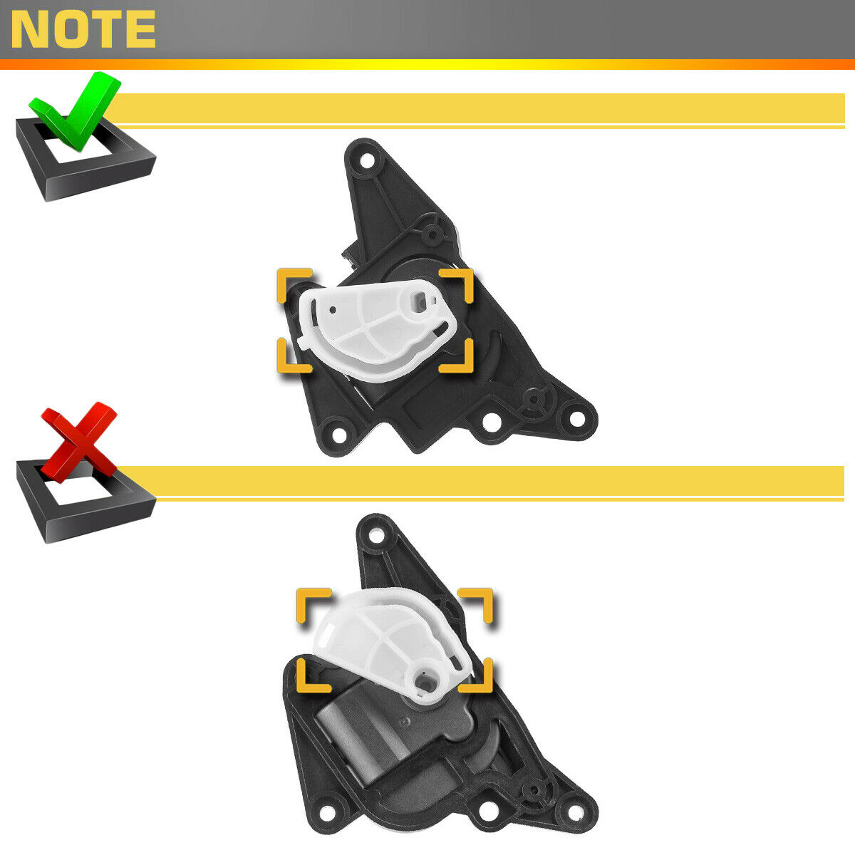 Heater Blend Door Actuator Temp For Hyundai Azera Santa Fe Sonata Left Main Main