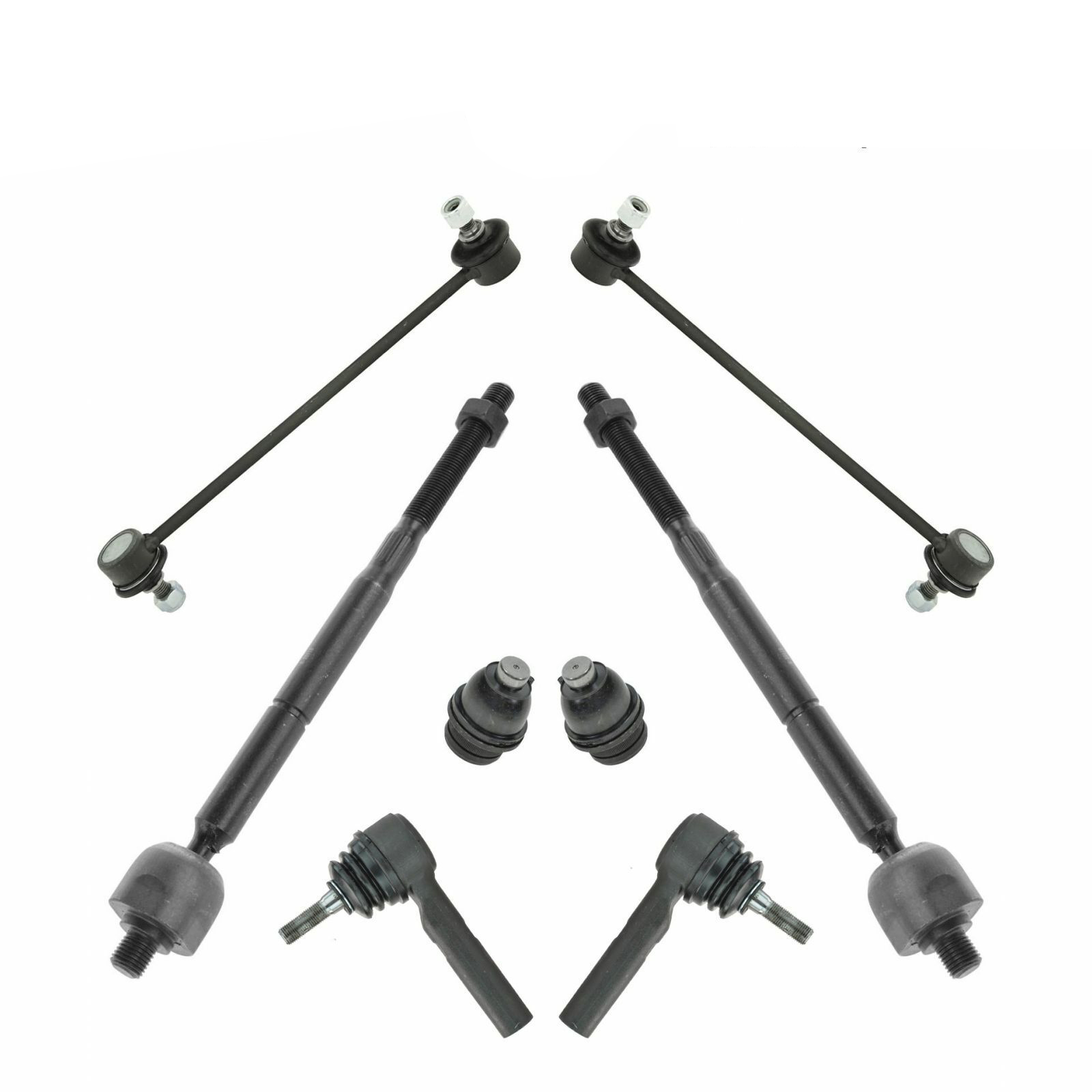 Steering & Suspension Kit Left/Right Front Set Of 8 For Caliber Compass Patriot
