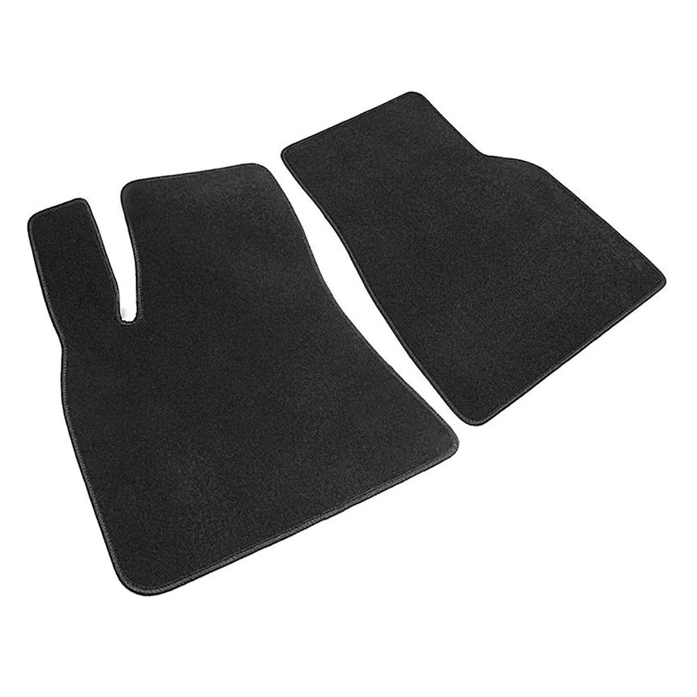 For 14-15 Tesla S Signature Sedan Black Nylon Floor Mats Front And Second Row