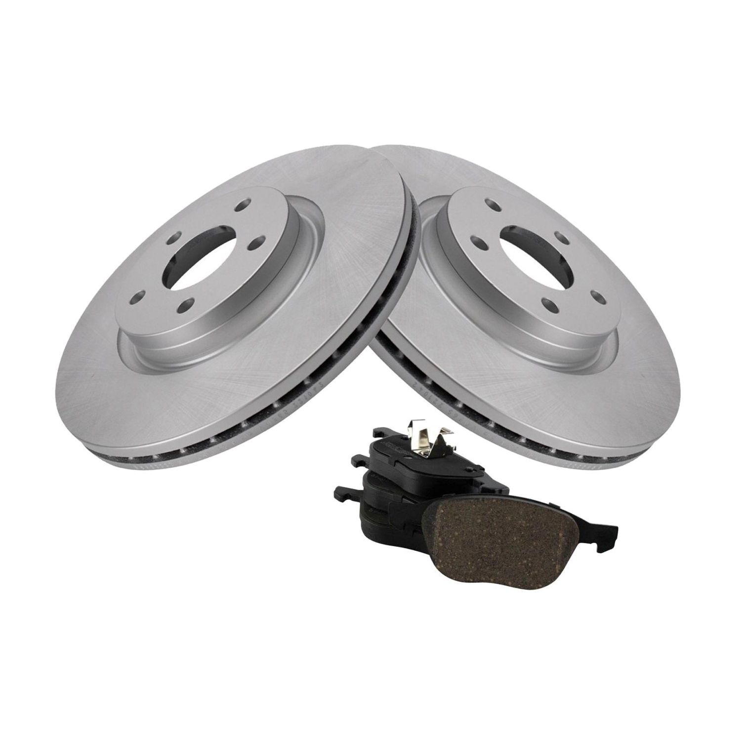 For 13 Ford Escape SEL Sport Utility Front Ceramic Brake Pad & Coated Rotor Kit
