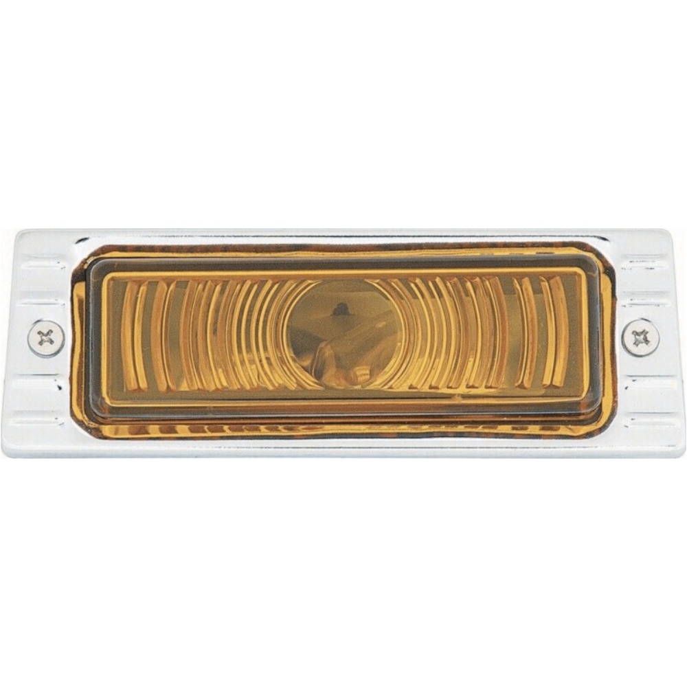 For Truck Truck Front Left/Right 12V Turn Light Parking Lamp Assemblies W/Chrome