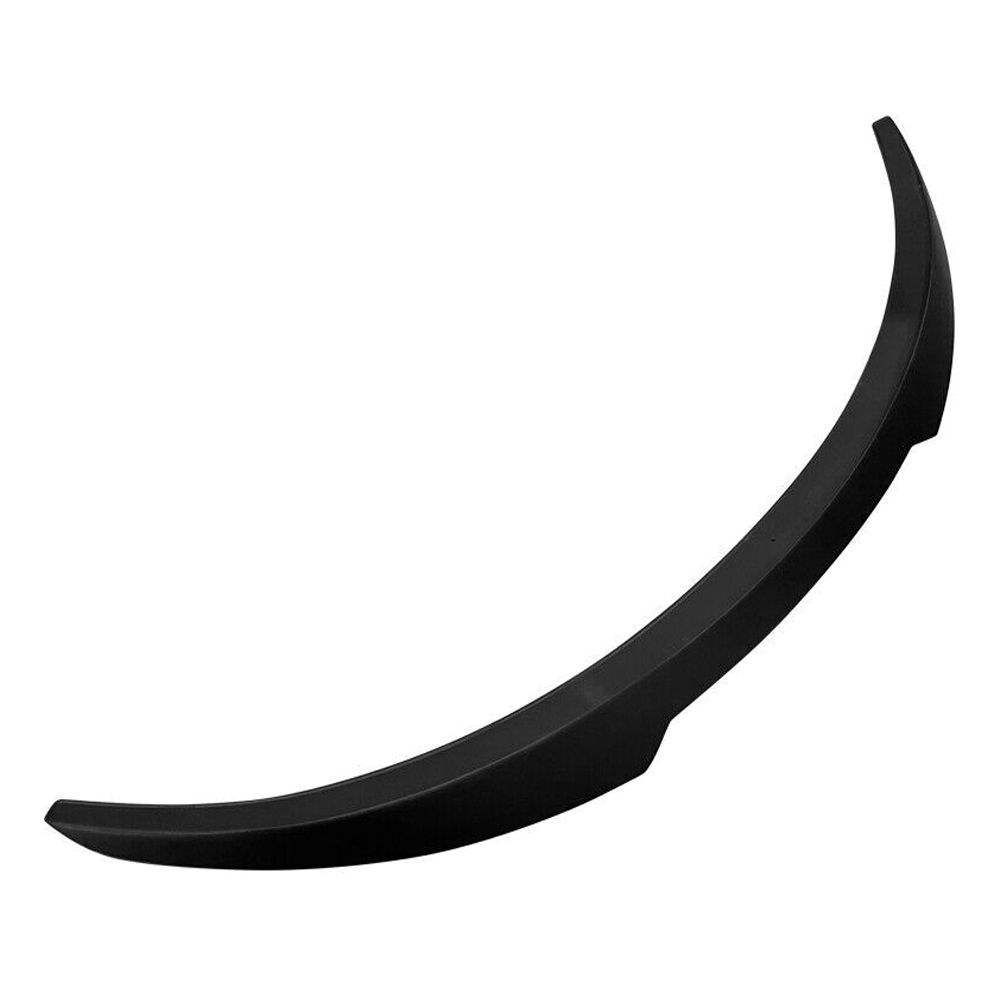 For 19-23 3 Mayor Model 3 4-Door Rear Trunk Spoiler Lip Wing Matte Black ABS