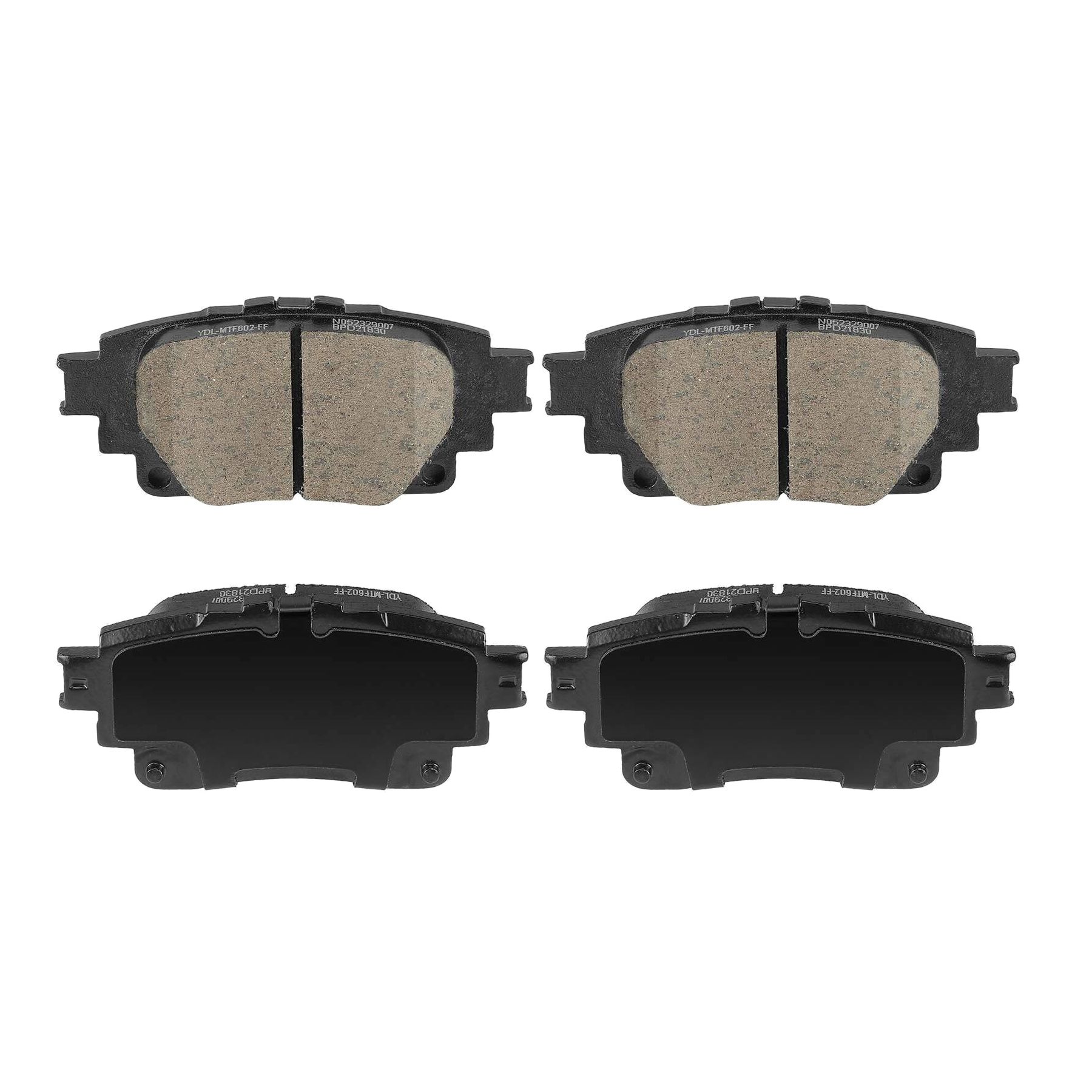 For 2020-2022 Toyota Corolla SE Nightshade Hatchback Rear Ceramic Brake Pad