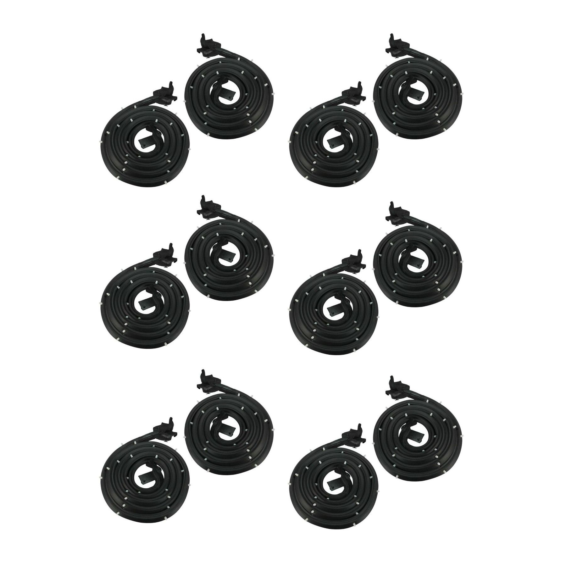 6 Sets Of - Door Weatherstrip Seals For 1965-1966 Buick Cadillac Chevy Olds Pontiac
