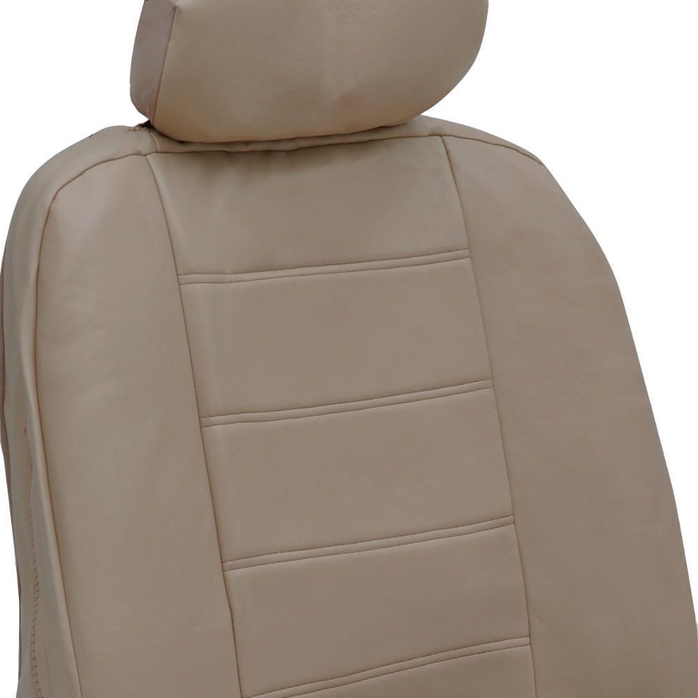 Beige Leather Auto Seat Cover For 06-14 Subaru Outback 2.5i Full Set Car Cover