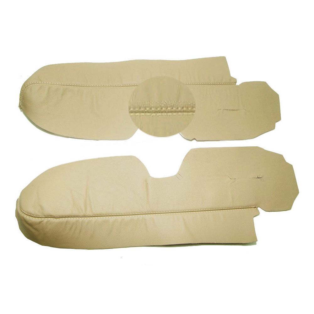 Door Panel Armrest Leather Synthetic Cover For 07-12 CR-V Sport Utility Beige