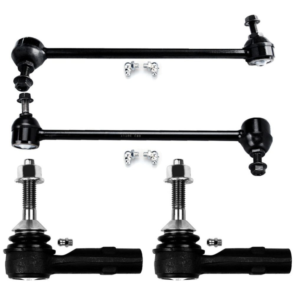Front Steering Sway Bar Outer Tie Rod End Suspension Kit For Ford Mercury Five