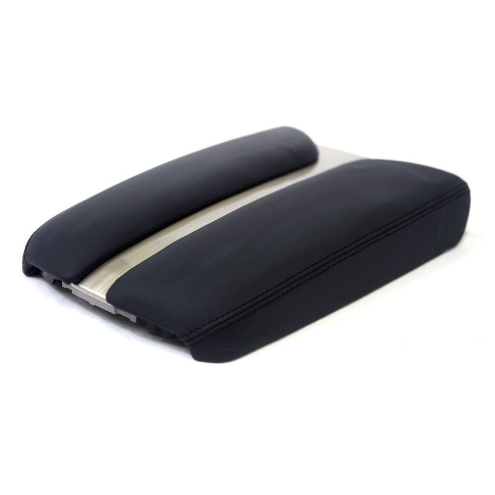 Center Console Armrest Leather Cover For Nissan 15-19 Murano Sport Utility Black