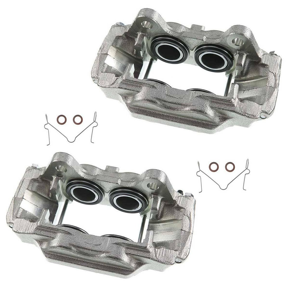 2x Disc Brake Calipers Steel Piston For Hummer H3 2006-2010 H3T Front Left&Right