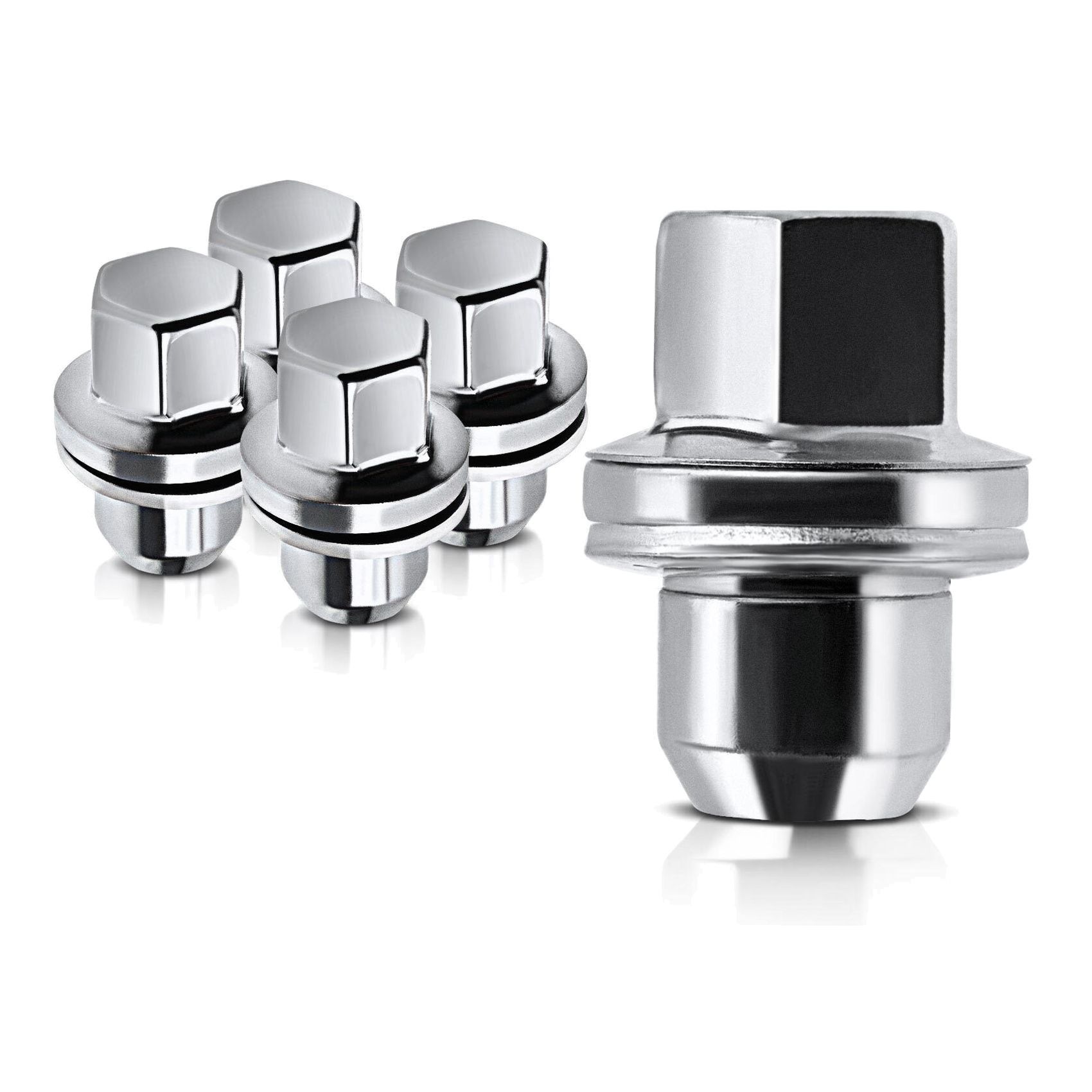 5x M14-1.50 Wheel Lug Nut For Land Rover Rover 03-21 LR3 LR4 Defender 90