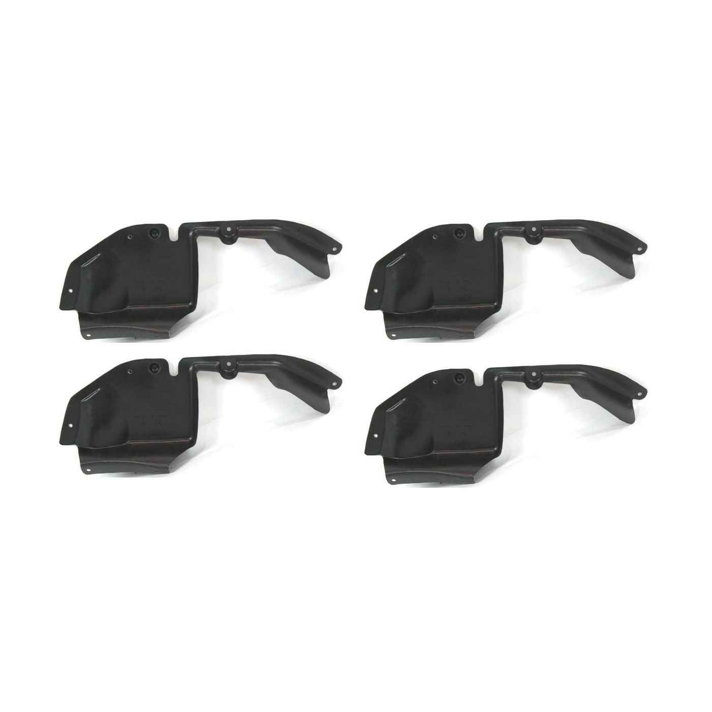 4 Sets Of - Splash Shield For Chevrolet Pontiac Saturn Front Right Side Inner Section