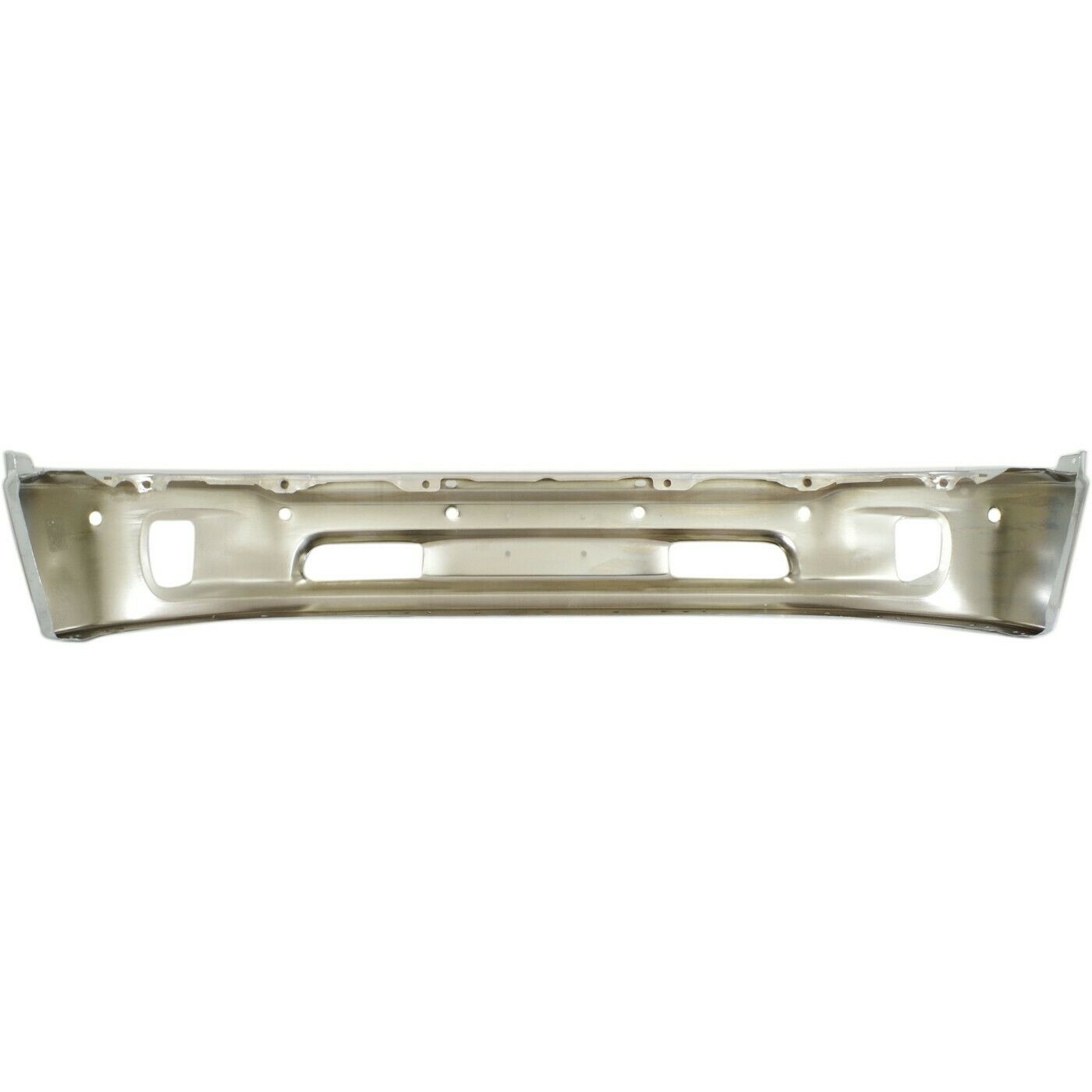 Chrome Steel Front Bumper Face Bar For 1500 1500 Classic W/ Fog & Park Ast