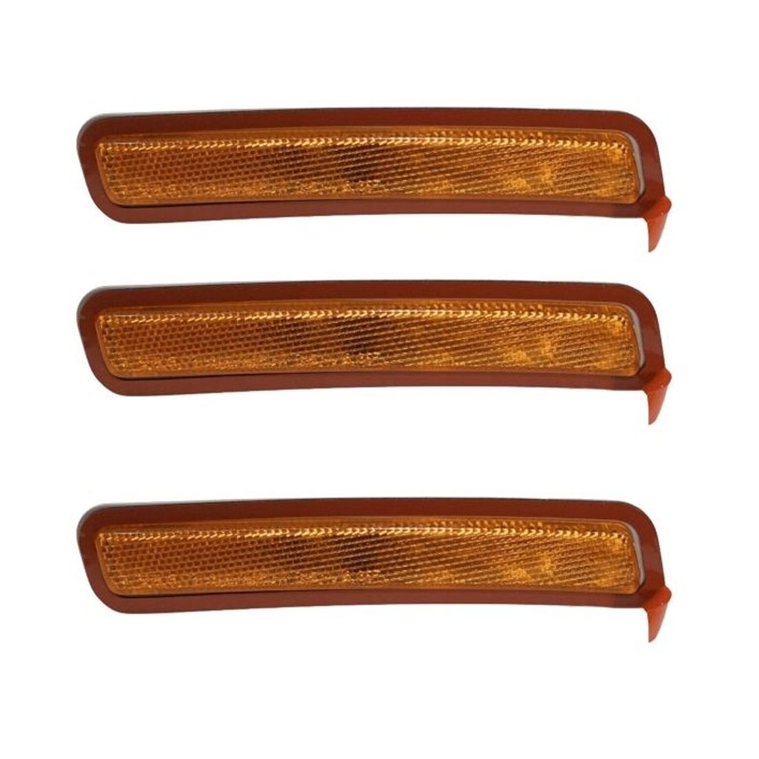 3 Sets Of - For X3 X4 Bumper Face Bar Reflector Light Lamp Front Passenger Right Side