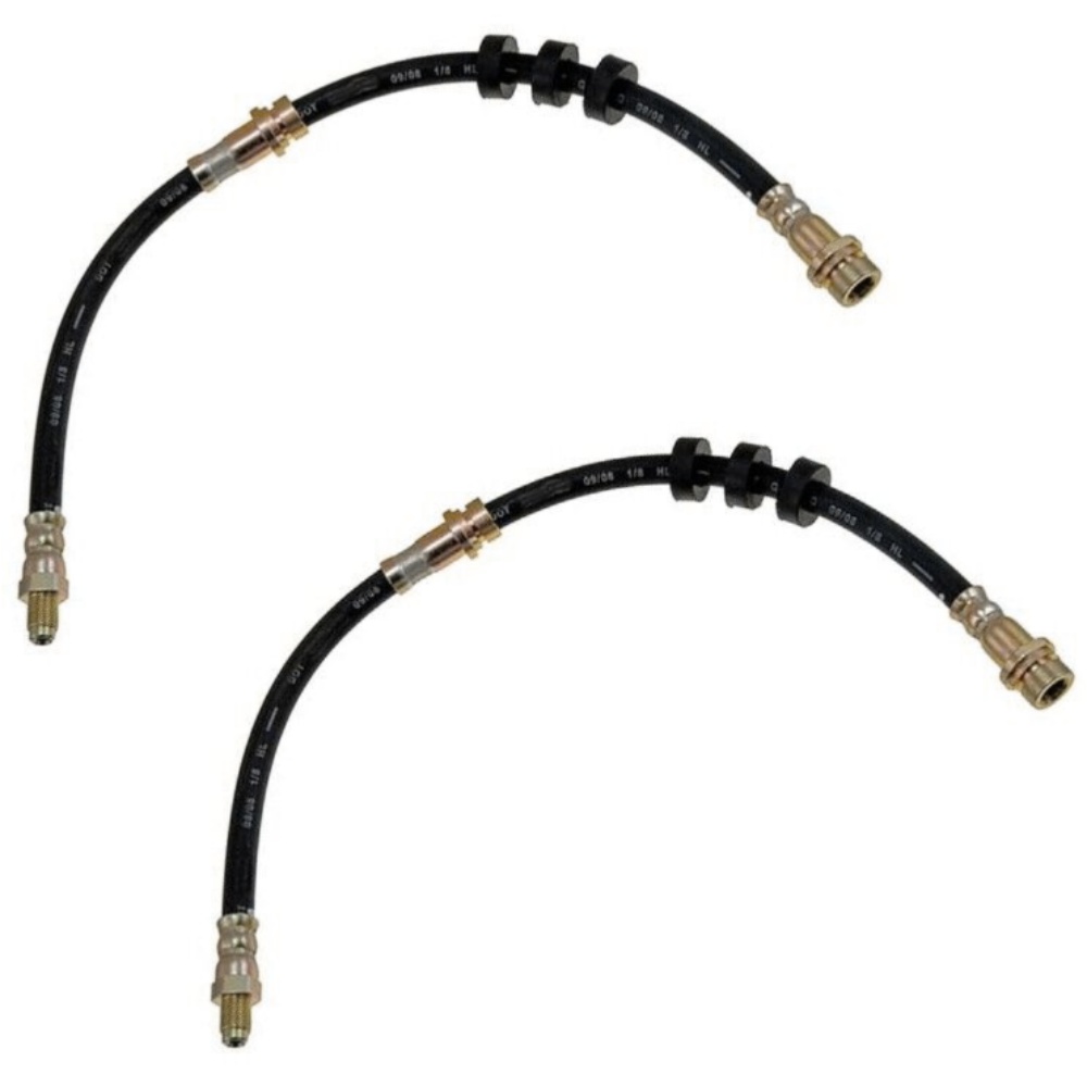 For Ford Mazda Mercury Set Of 2 Brake Lines Front Driver & Passenger Side Pair
