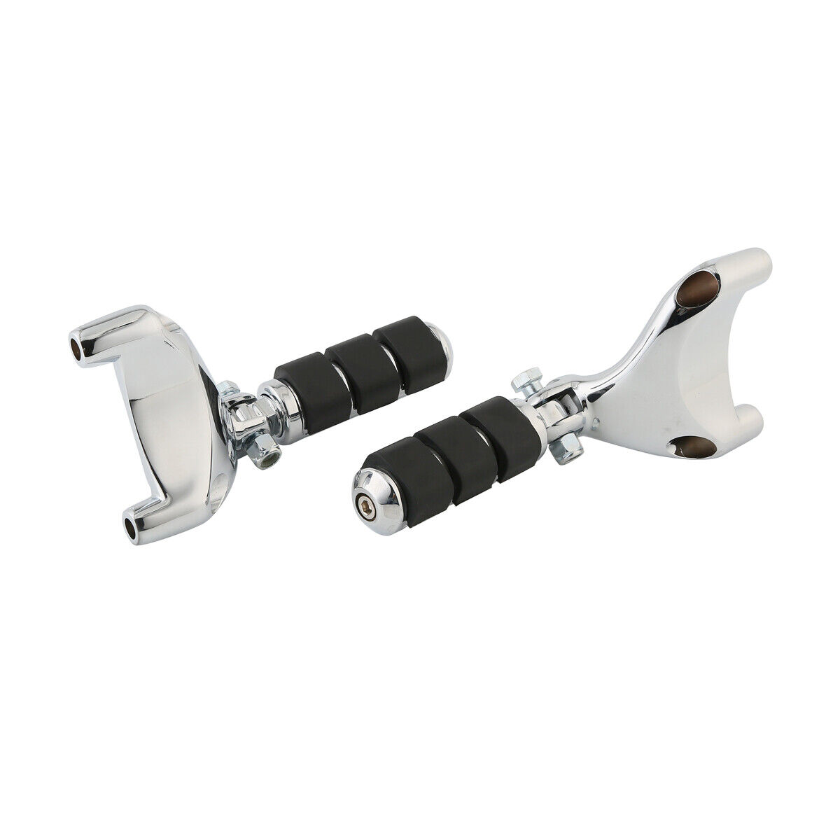 Chrome Rear Passenger Footpeg Pegs Mount For 2004-2013 Harley-Davidson