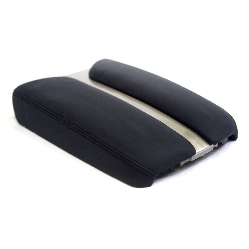 Center Console Armrest Leather Cover For Nissan 15-19 Murano Sport Utility Black