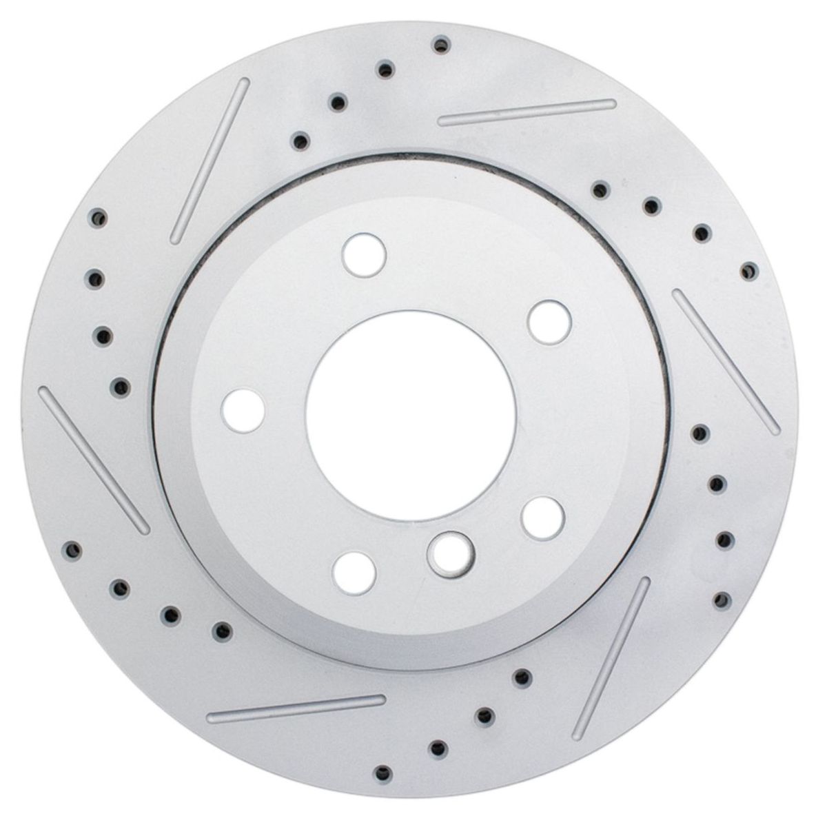 For 06-07 BMW 525xi Base Sedan Brake Rotor Drilled & Slotted G-Coated Rear Pair