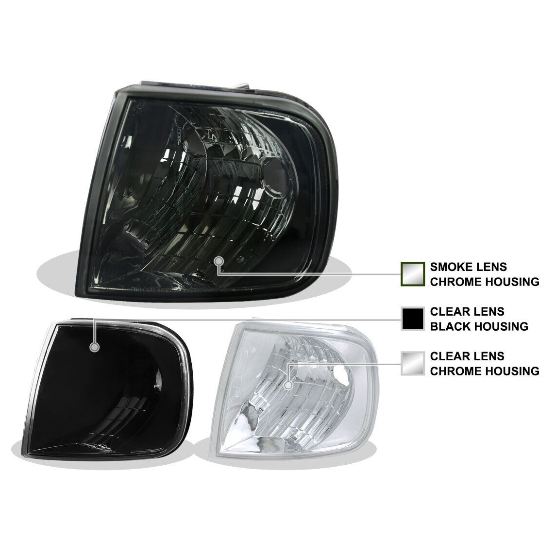 2 Sets Of - Corner Lights F150 Heritage Signal Lamps L+R