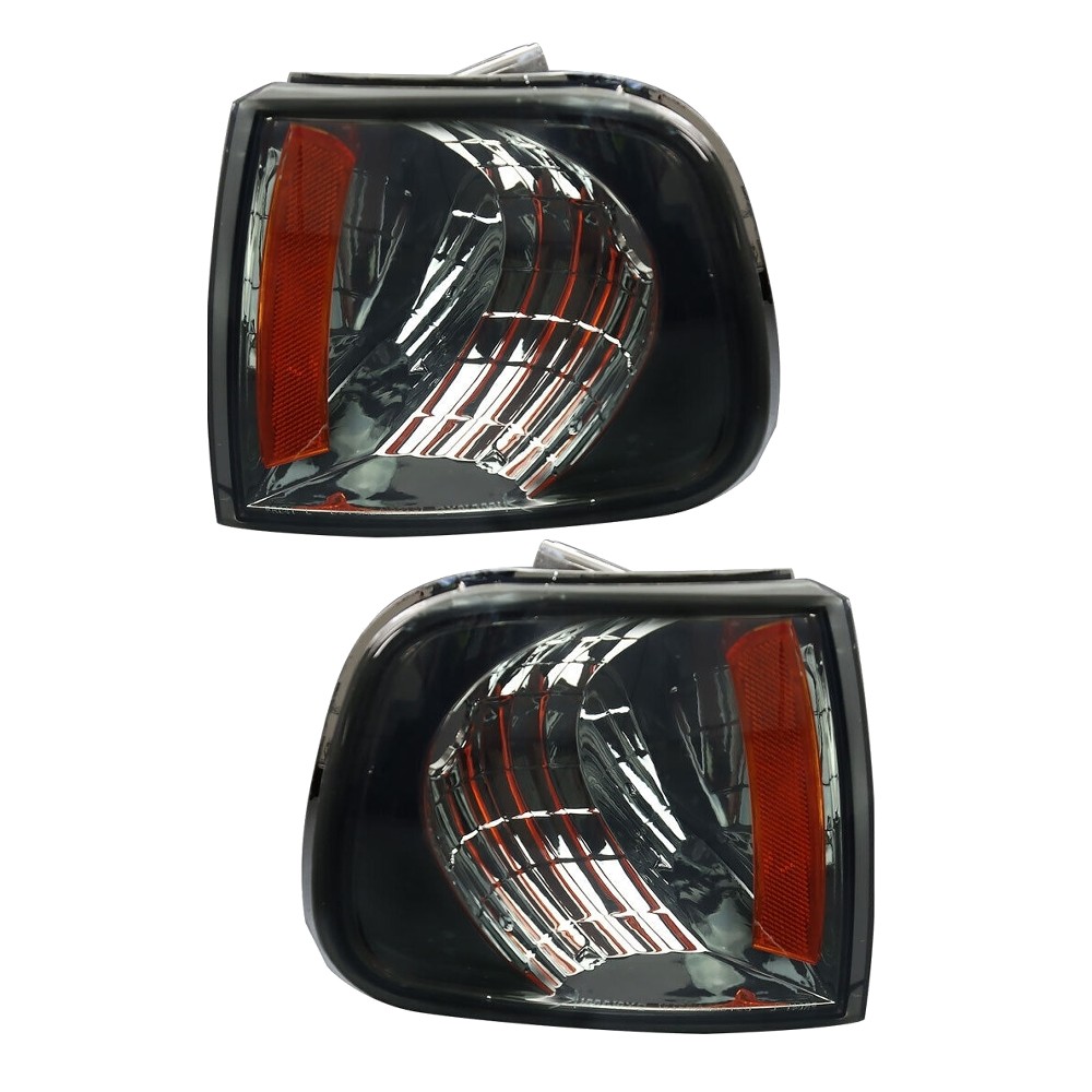 2 Sets Of - Smoke Corner Lights F150 Turn Signal Lamps L+R