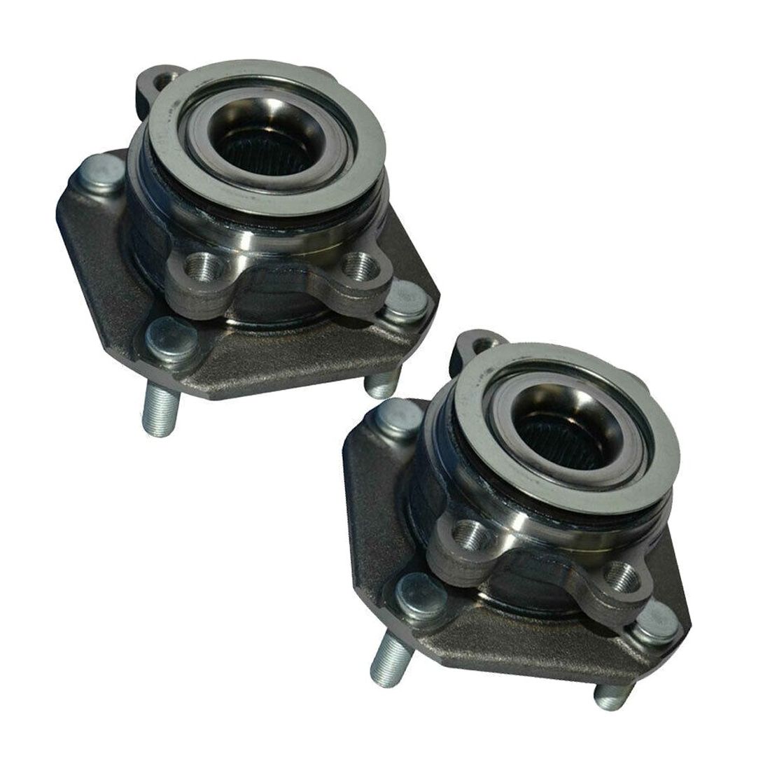 Pair Front Wheel Bearing & Hub Assembly For Nissan 2007-2012 Sentra 2.0L