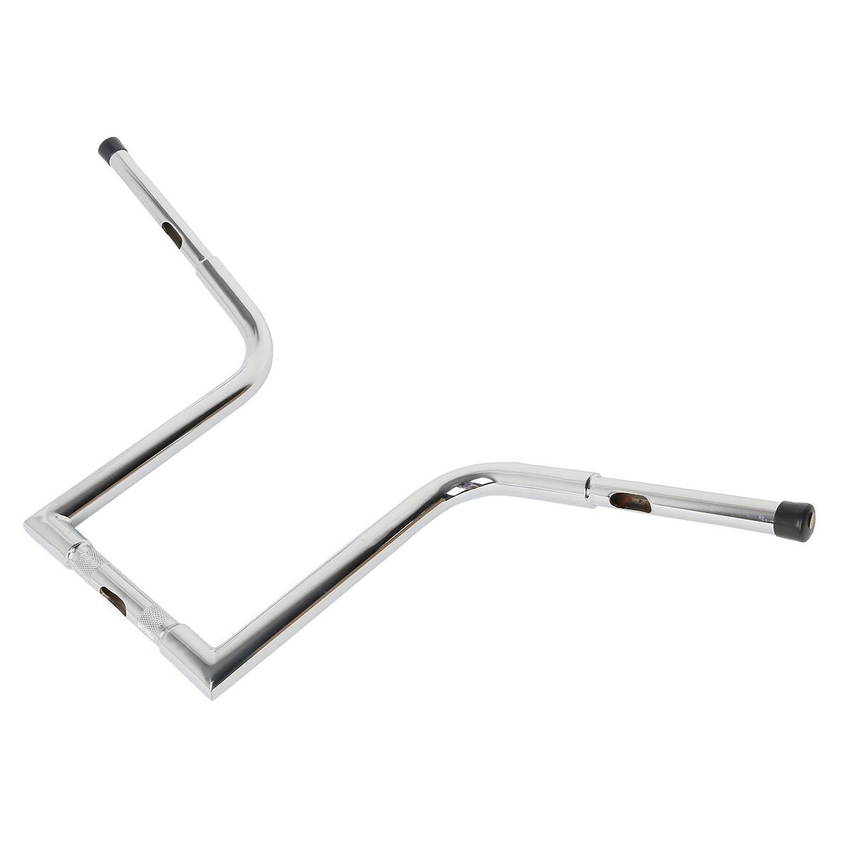 Chrome Ape Hangers Bars Fat 1-1/4" 14" Rise Handlebar For 83-17 Dyna Flst Fxst