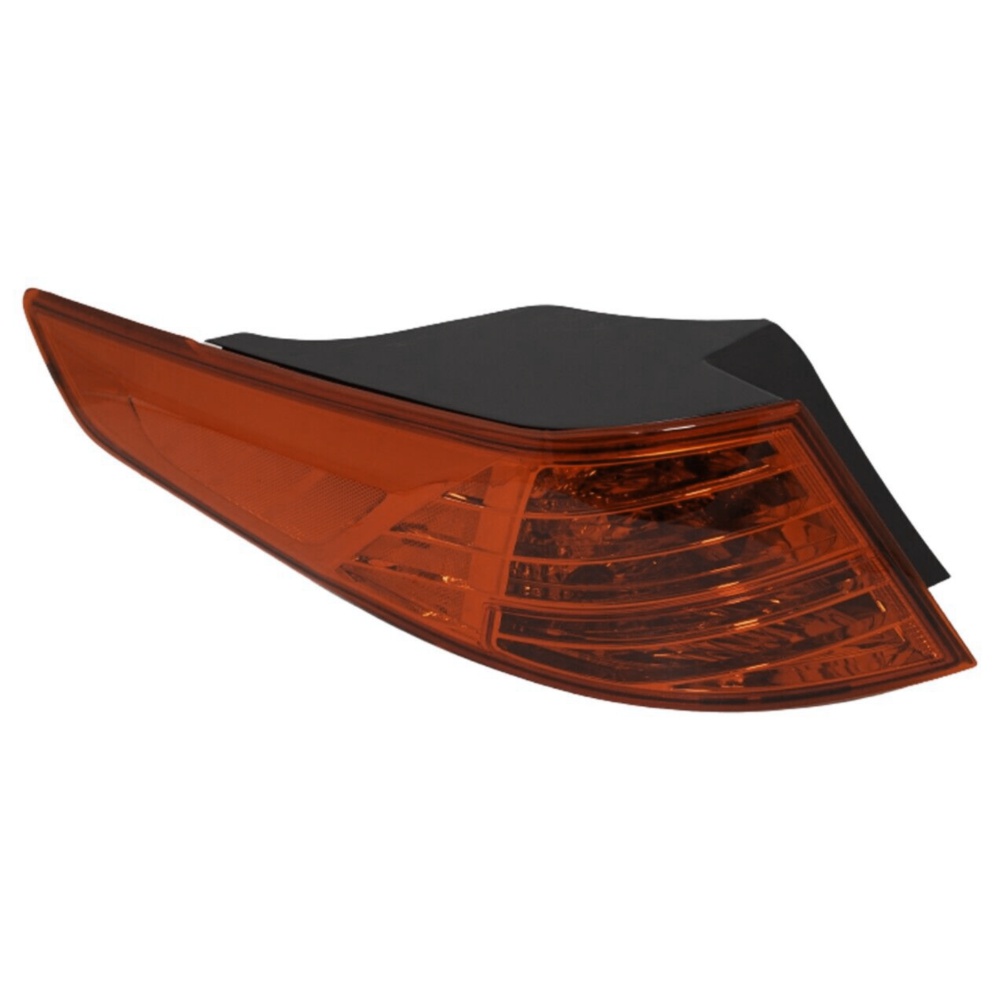 Halogen Tail Light For 2011-2013 Optima Korea Built Left Outer Clr/Red W/Bulbs