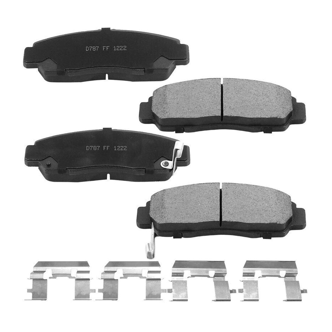 (4) Front Disc Ceramic Brake Pads For 2004 - 2010 Acura CL TL TSX Honda Accord
