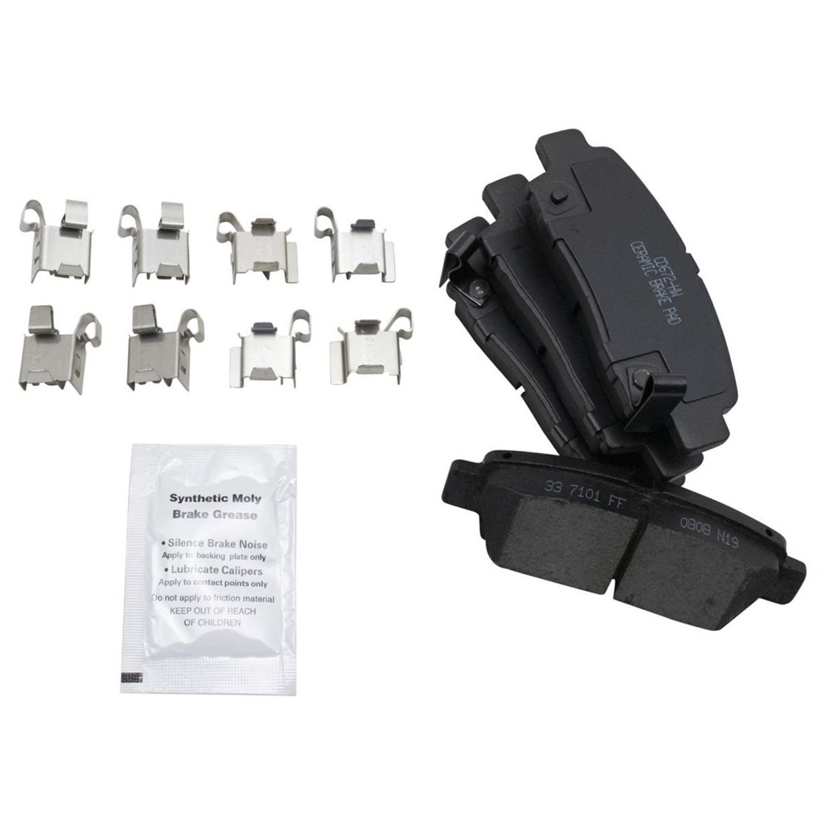 For 95-97 Toyota Avalon XLS Sedan Front & Rear Ceramic Brake Pad & Rotor Kit W/