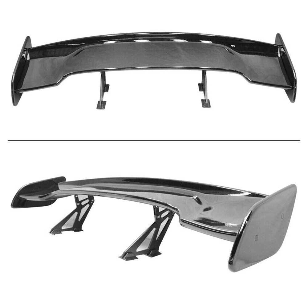 Fits Toyota Adjustable 57 Inch GT Wing Spoiler JDM Glossy Black Trunk Lip