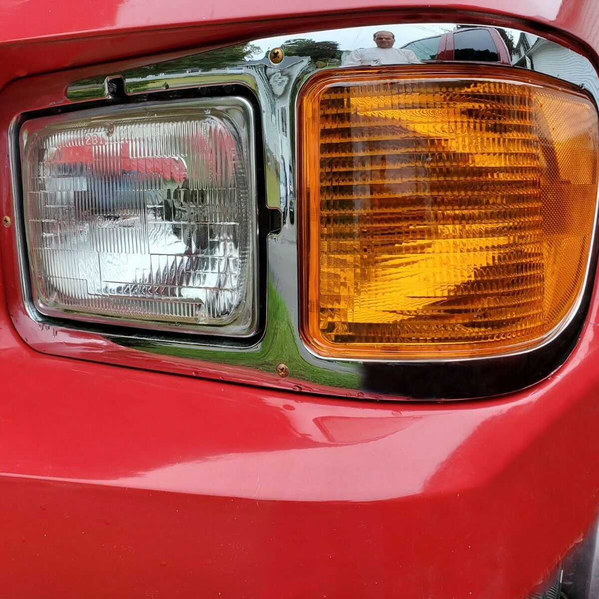 Left Headlight Bezel Trim+Corner Signal Light Lens For Ford 00-15 F650 00-15